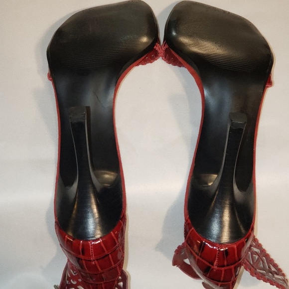 Carlos Santana leather high heel sandals - Picture 4 of 4